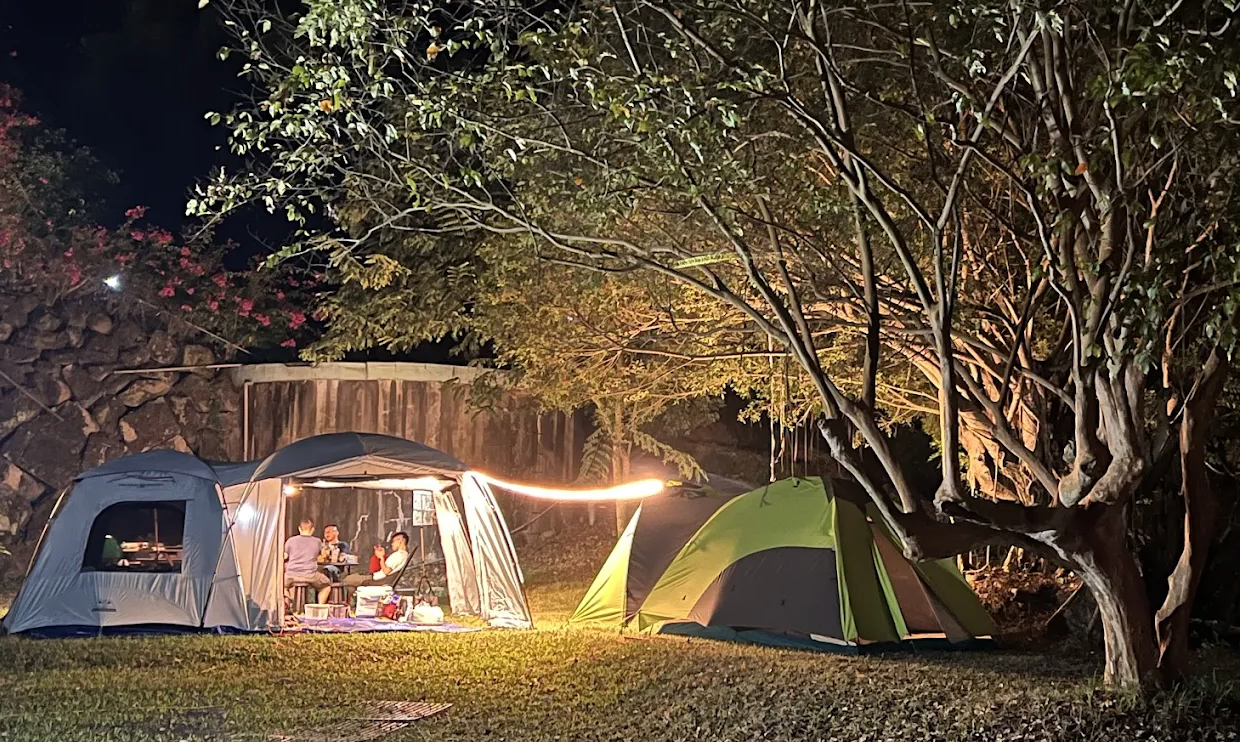 中部免裝備露營：古坑伴山邀休閒農場露營區
