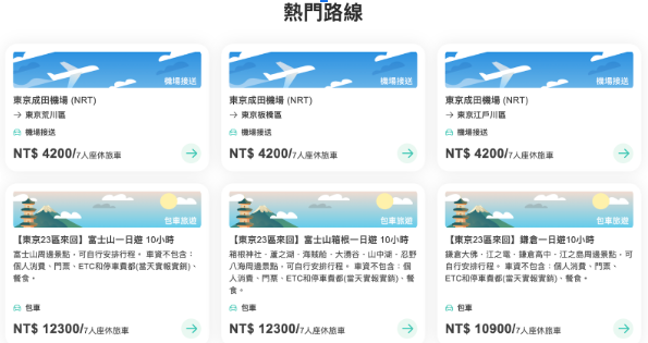 日本假期旅遊熱門路線大公開
