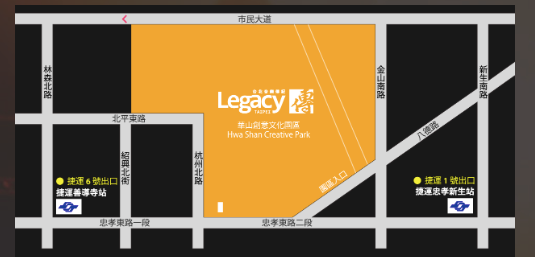 legacy taipei地圖