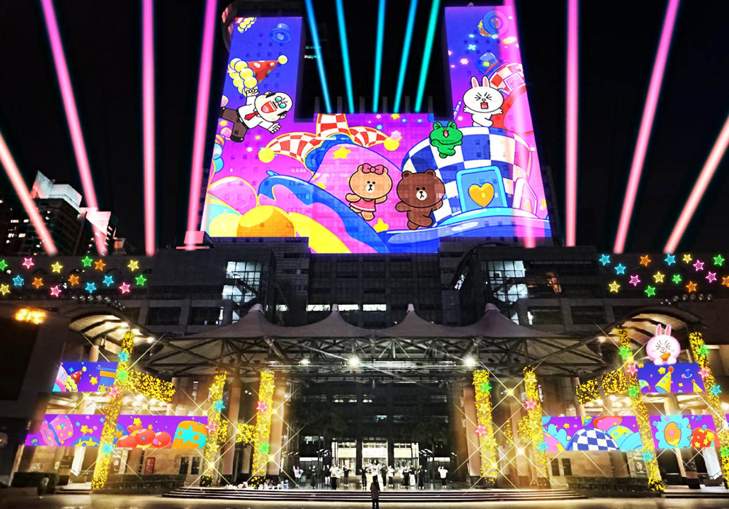 新北歡樂耶誕城 燈光主秀