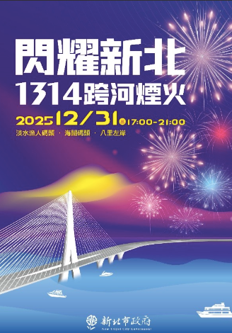 台北の年越し花火打ち上げスポット