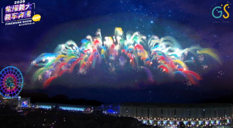 義大遊楽世界の年越しカウントダウン