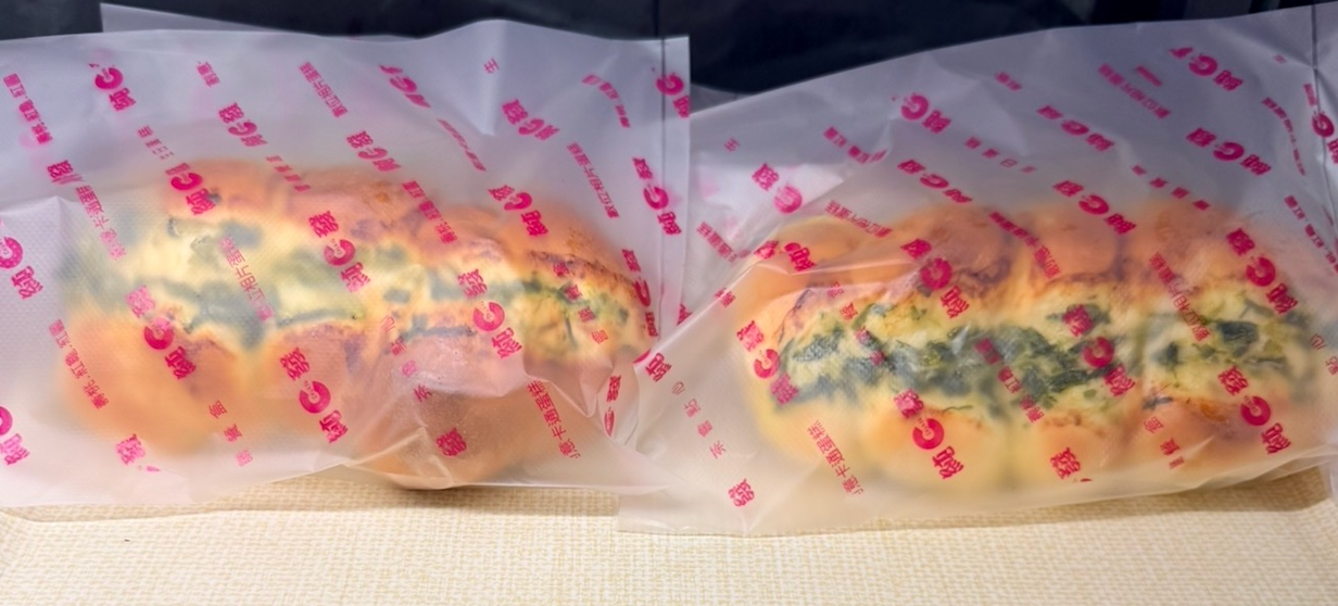 純發香蔥麵包