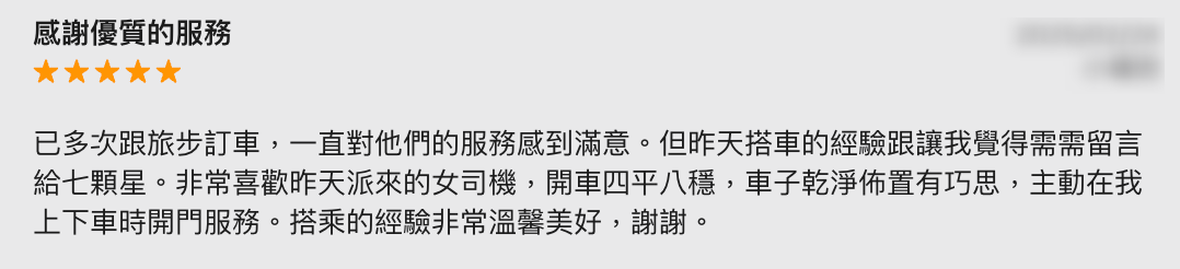 旅步APP Store評價