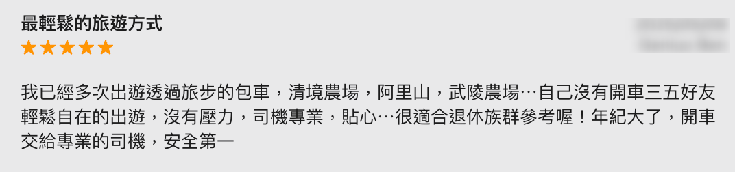 旅步APP Store評價