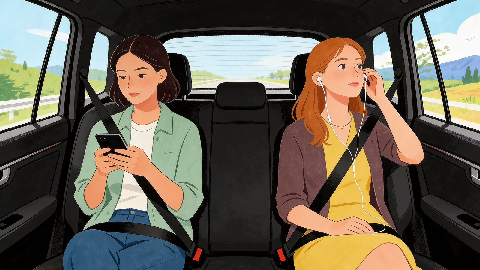 同じ方向の乗客と乗り合い、費用を分担。一人旅でもリーズナブルにタクシーを利用できます。