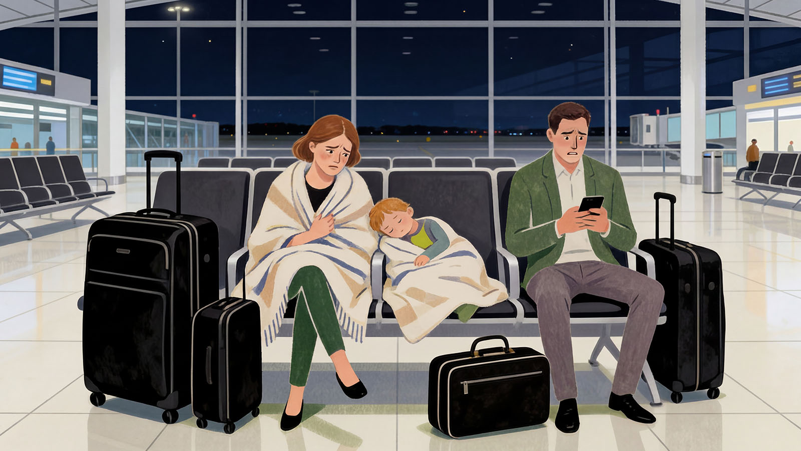 LCCの早朝便・深夜便に対応できない