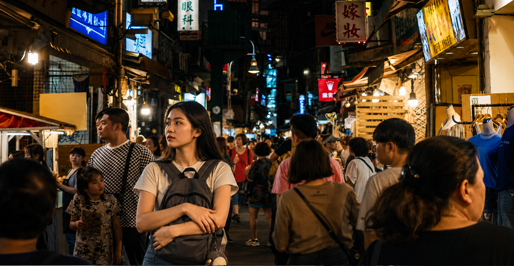士林夜市ではスリがあるため貴重品に注意する必要あり